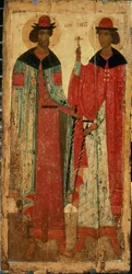St. Boris und St. Gleb, Moskau, erste Hälfte des 14. Jahrhunderts